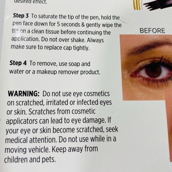 As Seen on TV Bella Brow Microblading Eyebrow Pen, Waterproof, Hypoallergenic, A - Picture 2 of 6